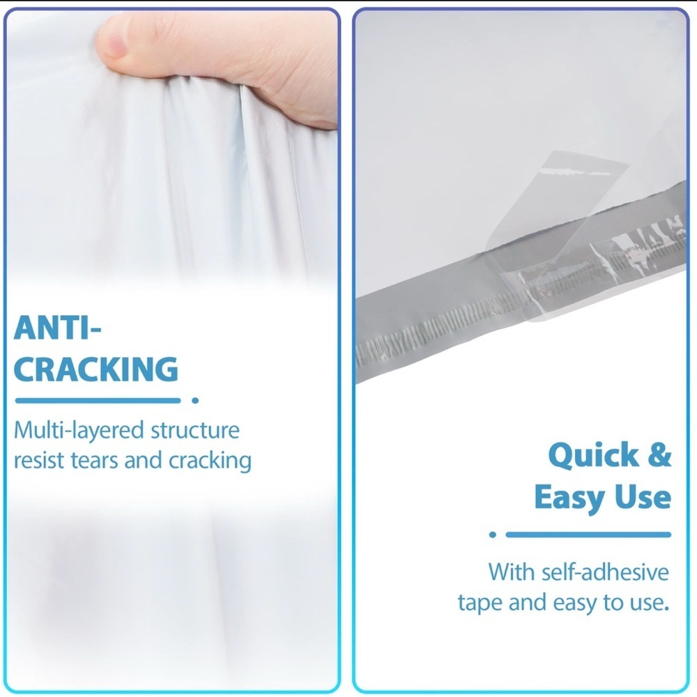 Poly mailers bundle Of 50 Units 6” x 9” Material: PE (Polyethylene) - Picture 4 of 11